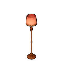 Abajur Vermelho Antigo