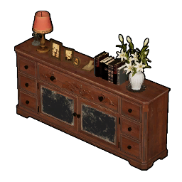 Antique Long Cabinet