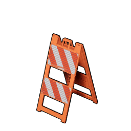 Barricada naranja